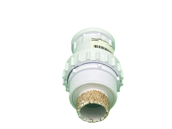 POOLSKIM UNION WITH SHORT SANDED ADAPTOR WHITE - Image 4