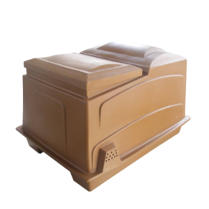 PUMP AND FILTER BOX – COMBI 2 IN 1 COVER AND BASE EMPTY (BROWN)