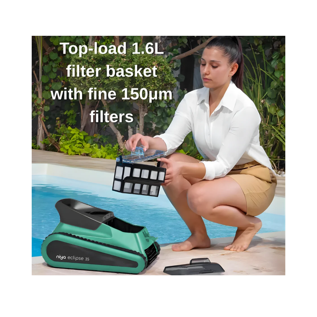 ROBOTIC POOL CLEANER CORDLESS NIYA ECLIPSE 35 - Image 5